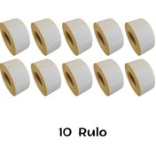 Resim Özfiliz Mağaza Ekipmanları 36x36 Mm Termal Barkod Etiketi Yaıpışkanlı Etiket (1 Rulo = 1000 Adet) 