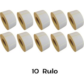 Resim Özfiliz Mağaza Ekipmanları 36x36 Mm Termal Barkod Etiketi Yaıpışkanlı Etiket (1 Rulo = 1000 Adet) 
