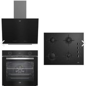 Resim Beko Ekonomik Buhar Destekli Ankastre Set BFC430S 6510ES 6062S 