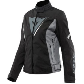 Resim Dainese Veloce D-Dry Kadın Motosiklet Montu Siyah Gri 