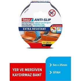 Resim Kaydırmaz Bant, Merdiven İçin, Siyah, 5m X 25mm 