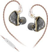 Resim NICEHCK DB2 Hibrid Armatür Kablolu Kulak İçi Monitörler Mikrofonlu Kulaklık: Reçine 1BA+1DD HiFi Kulaklık KZ Oyun Kulaklıkları-3,5 mm Kablolu Kulak İçi Kulaklıklar Audiophile/Müzisyenler için Oyun 