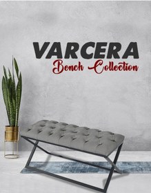 Resim Varcera Gri Chester Model Kapitoneli Puf&bench&koltuk&oturma Bankı&teddy Puff&yatak Odası Takımı Önü&ucu 