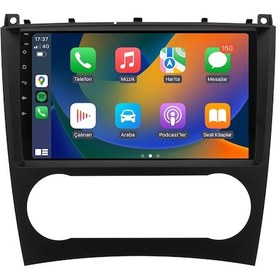 Resim Mercedes Benz C Class W203 Android Multimedya Carplay 9 İnc Hd 