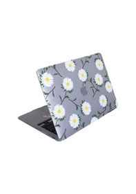 Resim Apple Uyumlu MacBook Air M1 Kılıf 13 İnç Kristal Flower01nl Touchıd'li M1 Air A2337 A2179 A1932 İle Sarı 