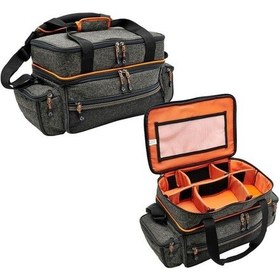 Resim Daiwa Dabl 2 Bölmeli Balıkçı Çantası Gri/turuncu 