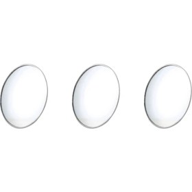 Resim Dadata 3x Gümüş Ton 3 7 Inç Dia Yuvarlak Arka Görünüm Spot Aynalar Araba (Yurt Dışından) 