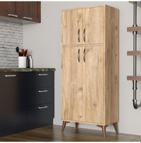 Resim Büyük Boy Çok Amaçlı Dolap Çam - Mdl0102 