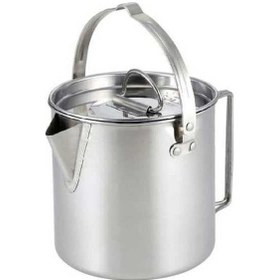 Resim Ulzyvf Taşınabilir Skycity Saplı, Pratik Katlanır Kamp Çaydanlık 1.2l - Yp Gümüş Gümüş 