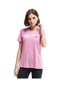 Resim Nike W Nsw Tee Prep Jdı Kadın Günlük Tişört Ck4367-693 Siyah 