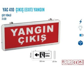 Resim YCL Yac-410 Acil Yangın Çıkış Yönlendirme Tabelası 