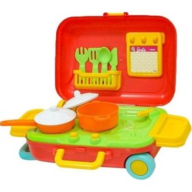 Resim Dede Barbie Mutfak Seti Bavulum 