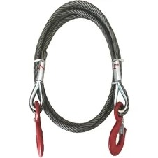 Resim 10 mm Kalınlıkta 4 Metre 7 Tona Kadar Çekebilen Çelik Çekme Halatı 