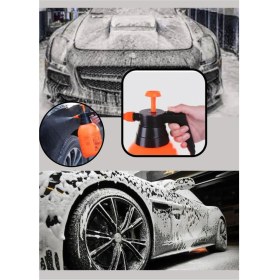 Resim MasterCar Basınçlı Oto Yıkama Şampuan Püskürtücü Bahçe Sprey Şişesi Bitki Çiçek Sulama Ilaçlama Pompası Klima 