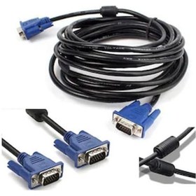 Resim Vga Kablo Full Hd 15 Pin Erkek Erkek 10 Metre 