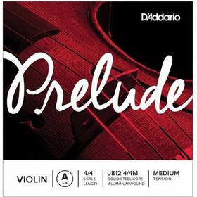 Resim D'Addario Prelude J812 A (La) - Tek Tel Keman Teli 