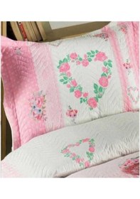 Resim Örtüm Dream Kapitone Tek Kişilik Yatak Örtüsü Takımı Renkli 