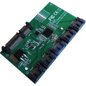 Resim Crackedice Sata Genişletme Kartı 1 İla 5 Port Sata3.0 Denetleyici Kartı Anakart 