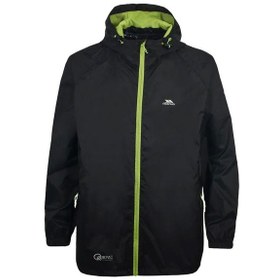 Resim Trespass Qikpac Jacket - Unisex Packaway Unisex Siyah Yağmurluk 