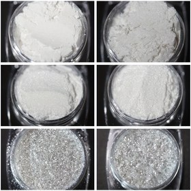 Resim Ultra Beyaz Mercan Glitter - Çok Amaçlı DIY El Sanatları, Reçine Sanat, Kalıp Boyama ve Slim Yapımı, Polivinil Klorür, El Sanatları Temel Gereksinimleri | Parıltılı Etki | Pürüzsüz Dokulu, Glitter El Sanatları 