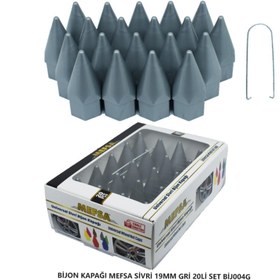 Resim Genel Markalar Sivri Bijon Kapağı - Gri Bijon Kapağı - Jant Bijon Kapağı - Bijon Kapağı - Araba Bijon Sivri 19mm 