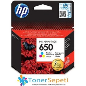 Resim Tonersepeti Hp 650-cz102ae Renkli Kartuş 