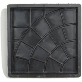 Resim Plastik Parke Taşı Kalıbı Tretuar Büyük Güneş 5 Cm( 5 Ad) 