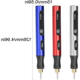 Resim Pazly Kompakt Usb Şarjlı Taşlama Kalemi: 3 Hız Seviyesi - Tırnak, Metal İşleme, Oyma Ve Gravür 