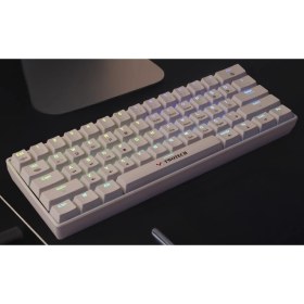 Resim TWOTECH Rgb Beyaz Mekanik Oyun Klavyesi Red Switch - Oyuncu Klavyesi, Rgb Aydınlatma 