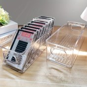Resim Şeffaf Akrilik Mini Maskara Saklama Kutusu - Serbest Duran, Elektrik Gerektirmez, Dayanıklı Plastik Düzenleyici Banyo ve Makyaj Masası için Çoklu Bölümlerle Makyaj Fırçaları, Rujlar, Şişeler, Makyaj Düzenleyicileri Saklama, Şık Tasarım, Şeffaf Yapı 