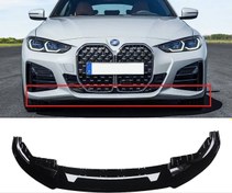 Resim Bmw 4 Serisi G26 Uyumlu M Perf. Ön Lip / 4 Kapı 
