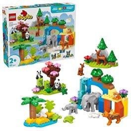 Resim LEGO DUPLO Kasabası 3’ü 1 Arada Vahşi Hayvan Aileleri 10446 