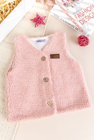 Resim Babymod Welsoft Peluş Kışlık Kız/Erkek Bebek Yelek 