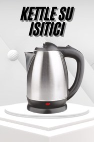 Resim cenk x store Yeni Nesil Saplı Uzun Ömürlü Paslanmaz Çelik Su Isıtıcı Kettle 