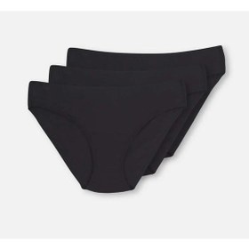 Resim 3 Lü Paket Dagi Bayan Klasik Slip Külot 5113kc Siyah 