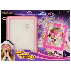 Resim hak-iş oyuncak 3D Doodle Sihirli Pembe Yazı Tahtası 