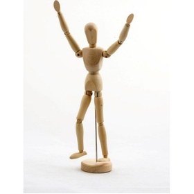 Resim Ahşap Robot Model 3 