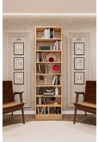 Resim Asratrend Safir Meşe Kitaplık Asra Trend K-02 