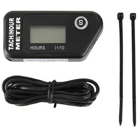 Resim Synodicmonth Motosiklet Hız Saati Ölçer Endüktif Lcd Dijital Toplam Saat Ölçer Motosiklet, Atv, Biçme Makinesi, Kamyon, Tekne İçin 