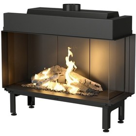 Resim VOURLA 100 SAĞ CAM AÇIK GAZLI ŞÖMİNE 