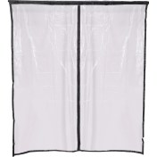 Resim Manyetik Ekran Kapısı Geliştirilmiş Evcil Hayvan Ağı, Kapı Perdesi, Böcek Geçirmez, Sürgülü Kapılar, Büyük Veranda Kapıları Için 72X80 Inç (Yurt Dışından) 