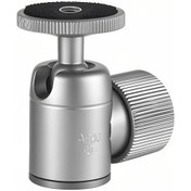 Resim Neevoyu Andoer D-1 Aluminyum Alyuminyum Top Kafa: 360 Panoramik Çekim, Metal Kilitleme, 1/4" Vida, 1kg Yük Kapasitesi 