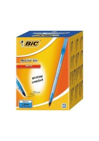 Resim Bic Tükenmez Kalem Round Stick 1.0 Mm 60 Lı Mavi 