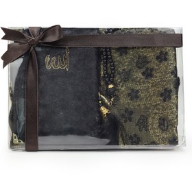 Resim Kadife Kaplı Yasin-i Şerif & Rahle Hediye Seti 