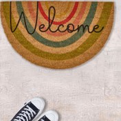 Resim Chilai Home Coco Regnbue Kapı Önü Paspası - Bej - 45x75 cm 