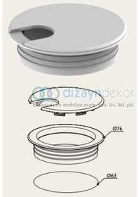 Resim Plastik Kablo Kanal Kapağı 