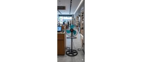 Resim SeckinStore Helios 3in1 Sanayi Tipi 20" Ayaklı Vantilatör 50 W Geniş Salınım Açısı ile Etkili Serinletme 