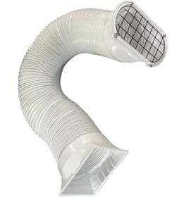 Resim Arçelik Mobil Klima Sıcak Hava Tahliye Hortumu Ve Bağlantı Aparatı Ağız Çapı 15cm Uzunluk 135 Cm 
