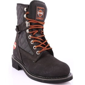 Resim Harley Davidson New Worker Hakiki Deri Kadın Bot 