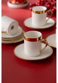 Resim Istanbul Porselen Berra 6 Kişilik Kahve Fincan Takımı Diğer 